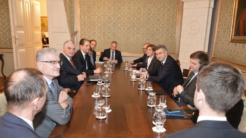 Predsjednik Vlade Andrej Plenković održao sastanak s Koordinacijskim odborom banaka kreditora Agrokora